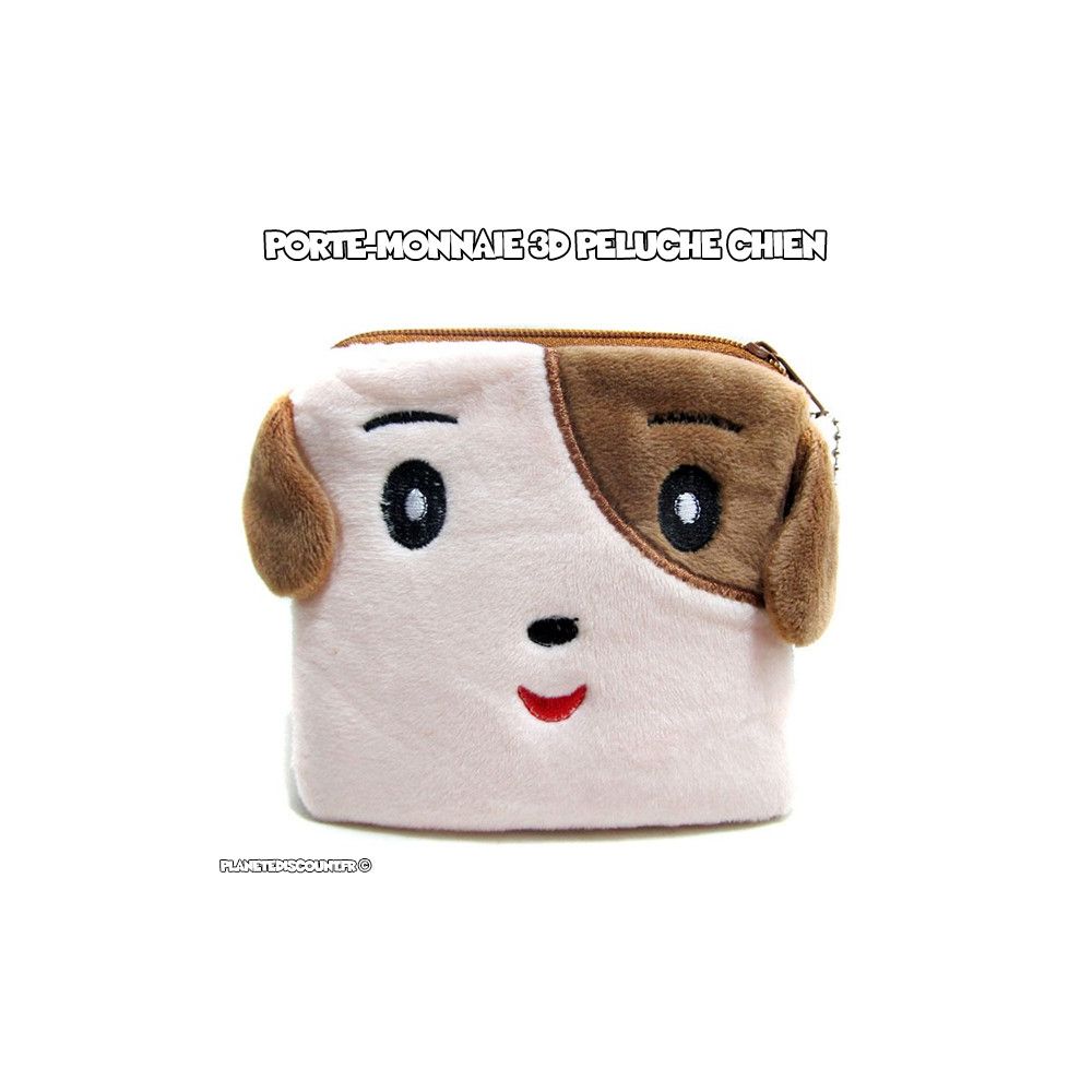 Porte-monnaie peluche 3D - chien. Profitez du nouveaux porte-monnaie en peluche chien au meilleur prix. Insolite, amusant et original... Porte-monnaie peluche 3D - chien. Profitez du nouveaux porte-monnaie en peluche chien au meilleur prix. Insolite, amusant et original...