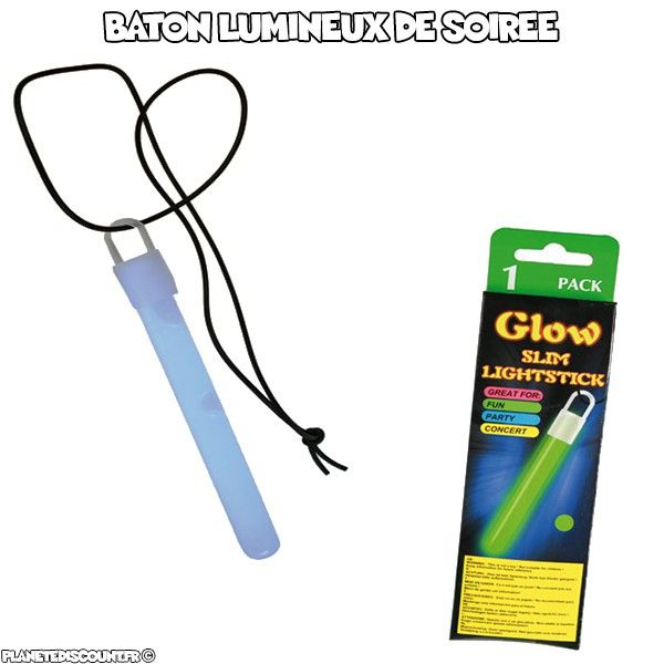 Bâton lumineux - Achat bâtonnet fluorescent avec cordon pas cher