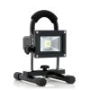 Projecteur de chantier à LED rechargeable 10W - 900 Lumens - IP65