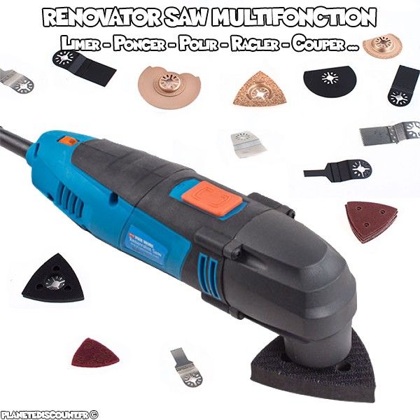 Renovator Saw multifonction avec 37 accessoires