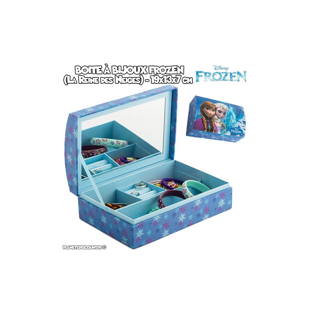 Boite a bijoux La Reine des Neiges Elsa miroir Frozen Rose pas cher 