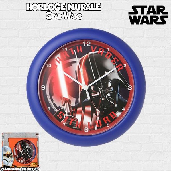 Horloge Murale Star Wars de 25 cm - Disney