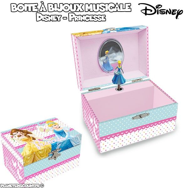 Boîte à bijoux musicale Cendrillon - Disney