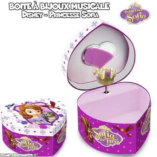 Boîte à bijoux musicale Princesse Sofia - Disney