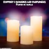 Coffret de 3 bougies LED parfumées