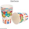 Lot de 6 gobelets en carton pour anniversaire