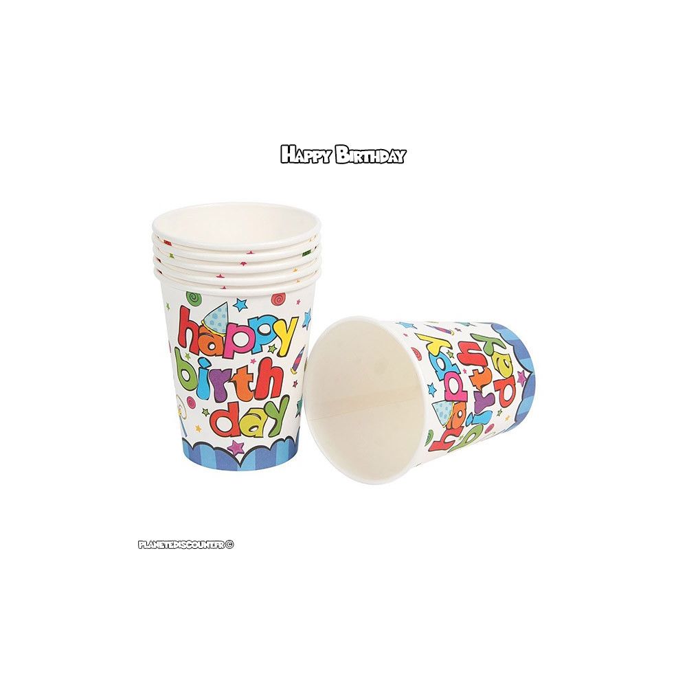 6 Gobelets En Carton Pour Anniversaire Verre Carton Jetable Pas Cher 6 Gobelets En Carton Pour Anniversaire Verre Carton Jetable Pas Cher