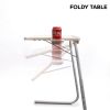 Table d'appoint pliable avec dessous de verre