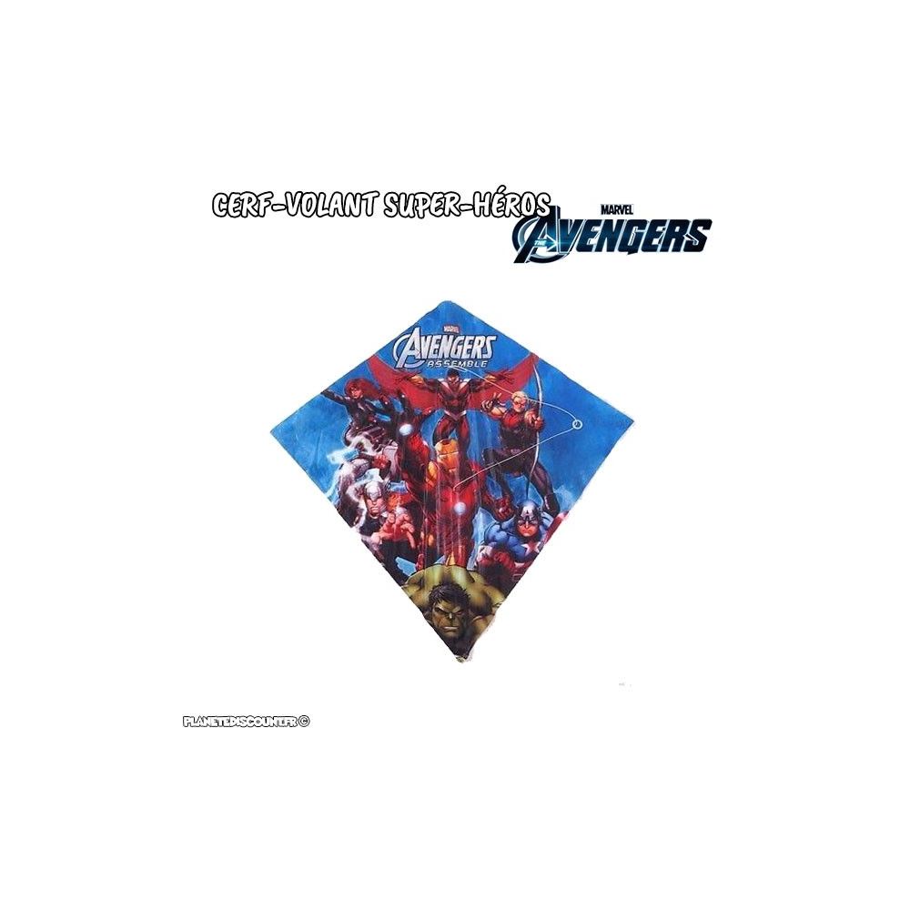 Cerf-volant Avengers - super-héros Marvel. Profitez du Cerf-volant Avengers, avec les super héros de Marvel au meilleur prix. Cerf-volant Avengers - super-héros Marvel. Profitez du Cerf-volant Avengers, avec les super héros de Marvel au meilleur prix.