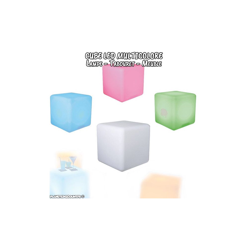 Lampe Cube Led Cube Lumineux 30 X 30 Cm Sans Fil