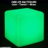 Cube lumineux LED de 30 cm sans fil avec télécommande