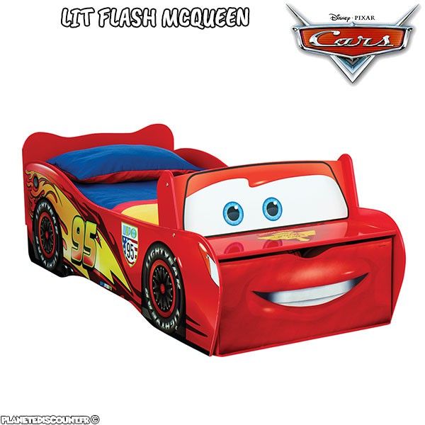 Lit enfant Cars Flash McQueen Disney