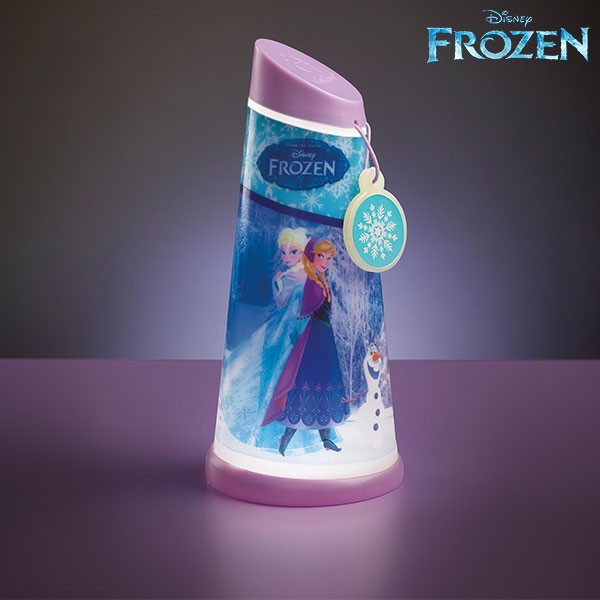 Lampe Torche LED Anna Reine Des Neiges Philips - Bleu - Enfant - 0,3W - Piles Non Incluses