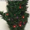 Sapin de Noël fibre optique avec 56 LED - 150 cm