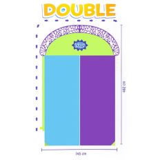 Toboggan Eau Double Piste Toboggan Aquatique Géant 480 Cm - Double