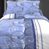 Parure housse de couette 240x220 cm 100% coton volute