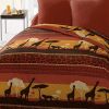 Parure housse de couette 220x240 cm microfibre savane