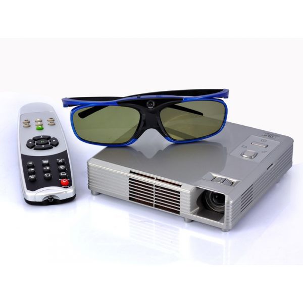 Video Projecteur 3D HD DLP Portable - 1280x800, 1000:1, 300 Lumen