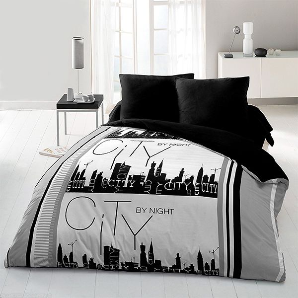 Parure de drap microfibre 240x300 cm 4pcs CiTy By Night