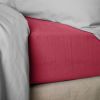 Drap housse 140x190 cm Percale Framboise