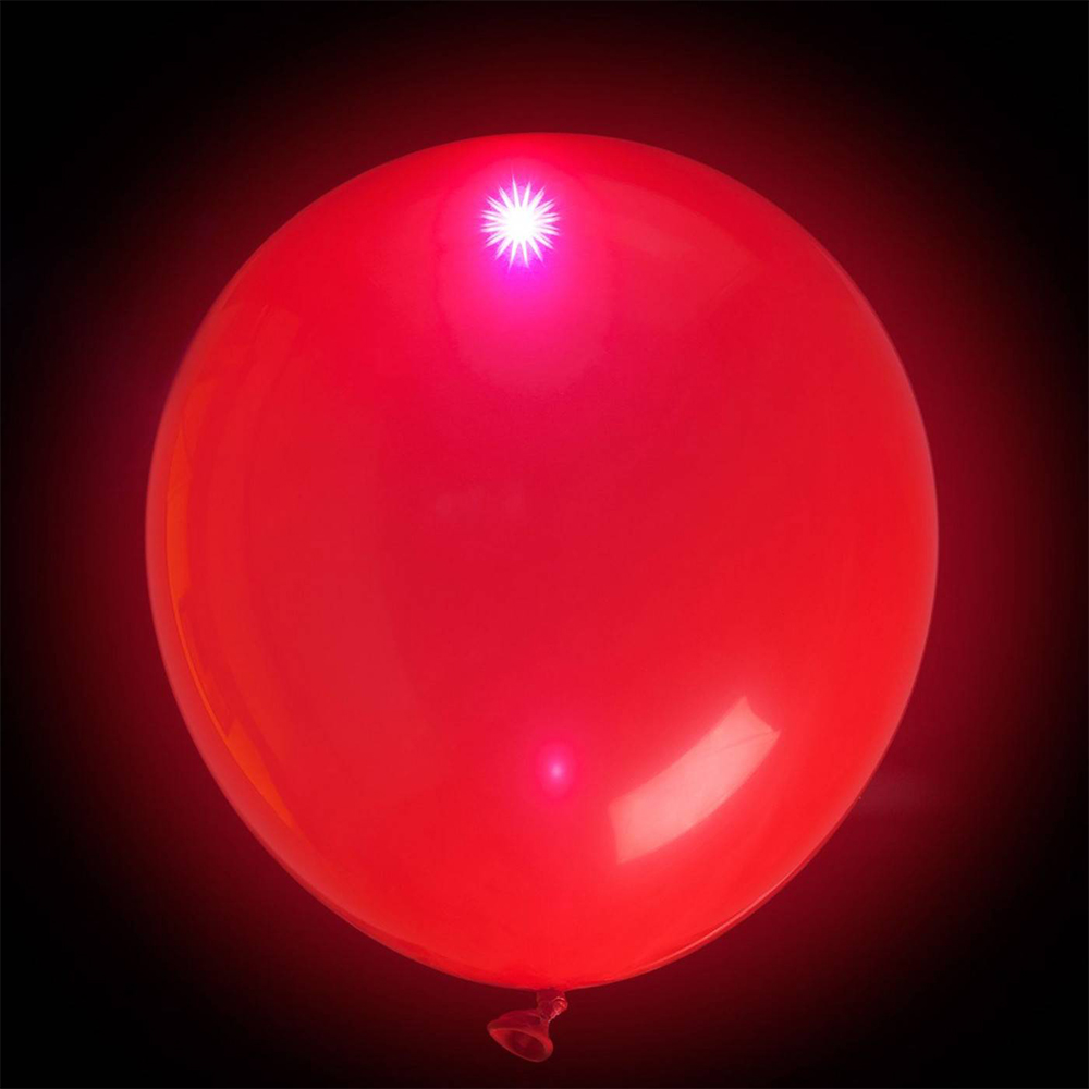 Ballon Lumineux Rouge - ballon LED Clignotante - Badaboum