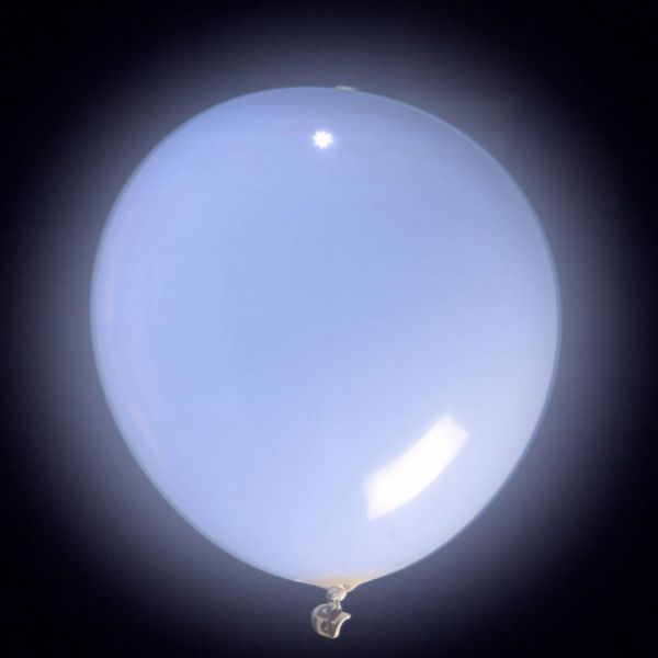 Ballons LED lumineux Blanc x10