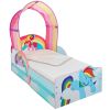 Lit enfant My Little Pony avec ciel de lit et rangements