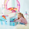 Lit enfant My Little Pony avec ciel de lit et rangements