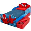 Lit enfant Spiderman lumineux avec rangements