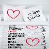 Parure de couette 100% coton Today 220x240 I Love Paris