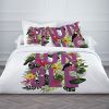 Parure de couette 100% coton Today 220x240 Jungle/Purple