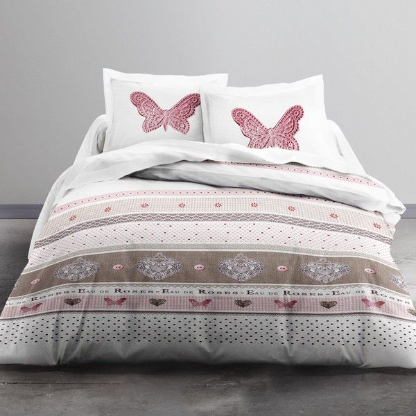 Parure de lit Microfibre 220x240 cm Today Cute Butterfly