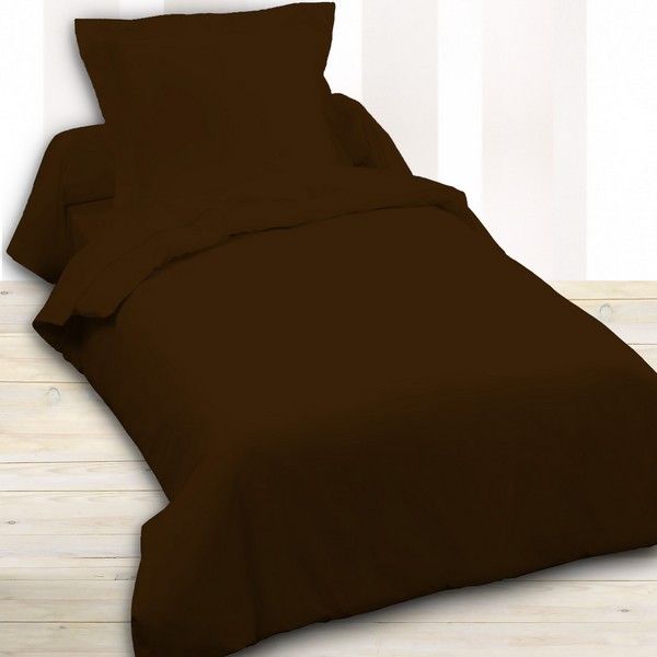 Housse de couette Today coton 140x200 Cacao