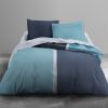 Parure de couette Today microfibre 220x240 First Biko Bleu / Bleu