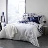 Parure housse de couette 100% coton Riviera