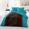 Couette 220x240 cm 400 gr/m² Cacao Barry Turquoise