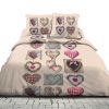 Parure de couette coton Heart