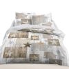 Parure housse de couette coton Etoiles