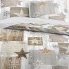 Parure housse de couette coton Etoiles