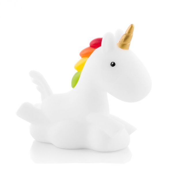 Veilleuse licorne à LED multicolore