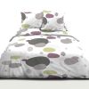 Parure housse de couette Galet microfibre