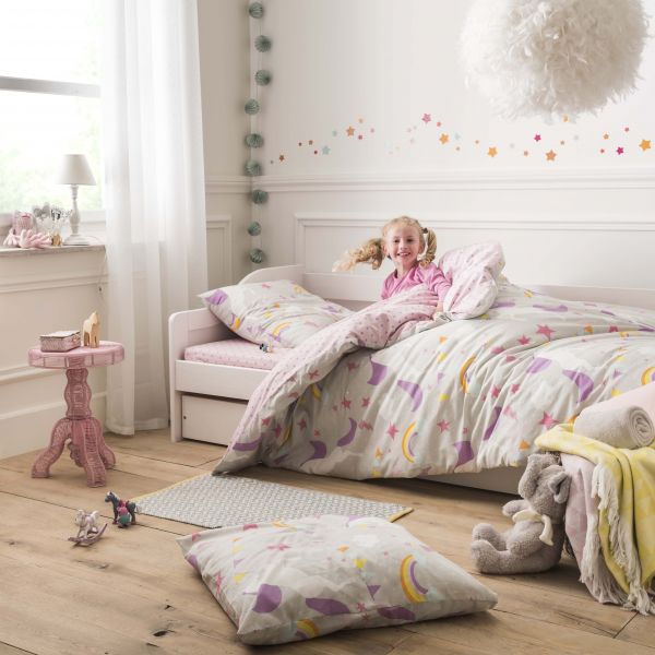 Parure de couette coton Magic Unicorn 140x200 cm