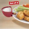 Dip Clips Set de 4 Jattes pour Sauces