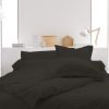 Housse de couette 100% Coton 57 fils Anthracite