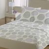 Parure de drap 100% Coton 57 fils Pastille Blue 240x300