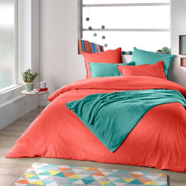 Housse de couette 100% Lin Métis Blush 220x240