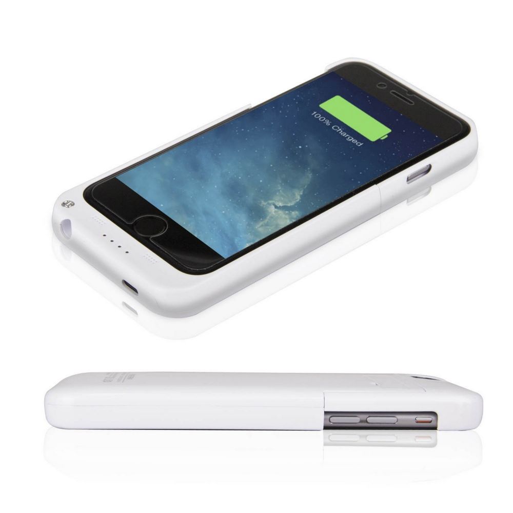 Coque batterie blanche pour iPhone 6S/6 - 1900 mAh pas cher