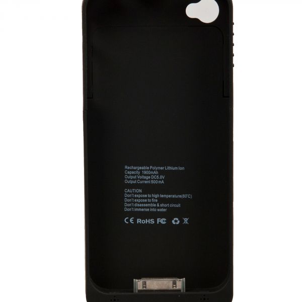 Coque batterie noire pour iPhone 4/4s