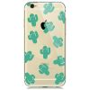 Coque transparente à motif cactus pour iPhone 7/6S/6