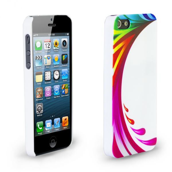 Coque vague multi couleur pour iPhone 5/5C/5S/5Se